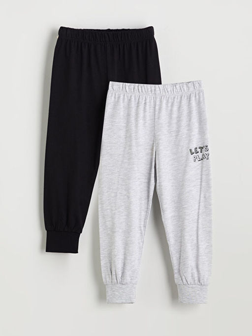 Beli Lastikli Erkek ?ocuk Pijama Alt 2li