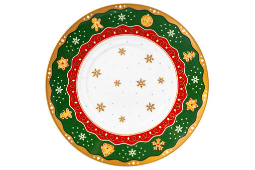 Чайн. пара 2 пр. 250 мл 12,5*9,5*7 см Новогодняя елка зеленый узор, NEW BONE CHINA - Elan gallery фото 10