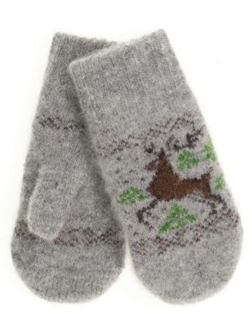 Варежки детские круговые Олень 0516-1 - Рассказовские варежки фото 2