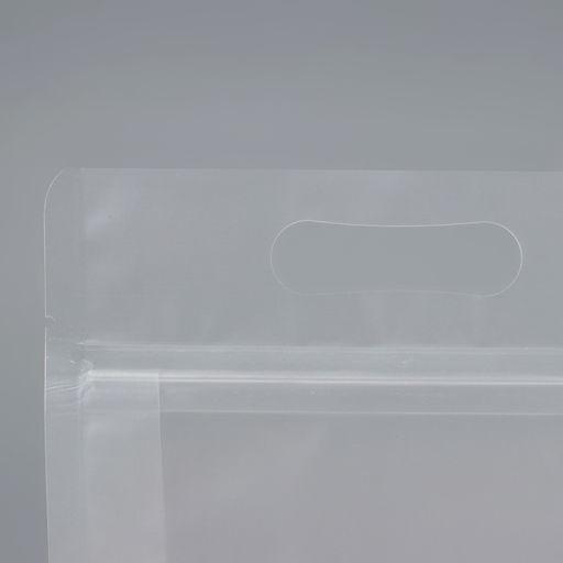 Цена за 50 шт. Пакет дой пак прозрачный с вырубной ручкой,14 х 24 см,100 мкм