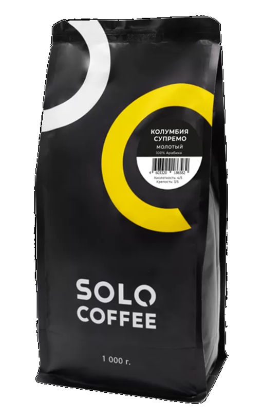 Кофе в зернах Solo Coffee Колумбия Супремо (100% арабика), свежеобжаренный  фото 3