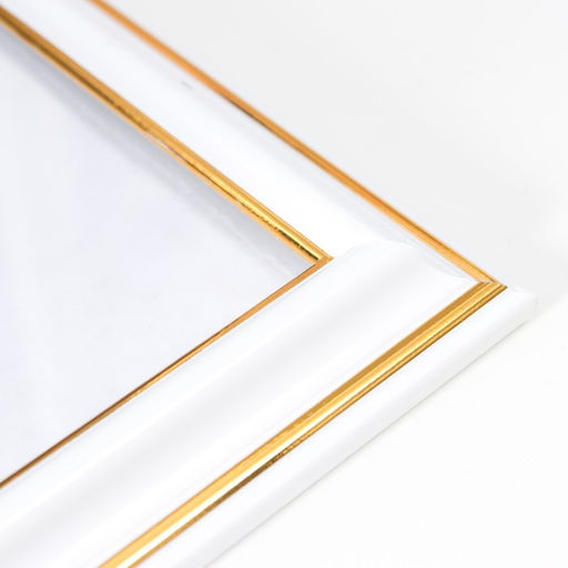 Фоторамка для фото 21×30 см Jillian, пластик, молоко