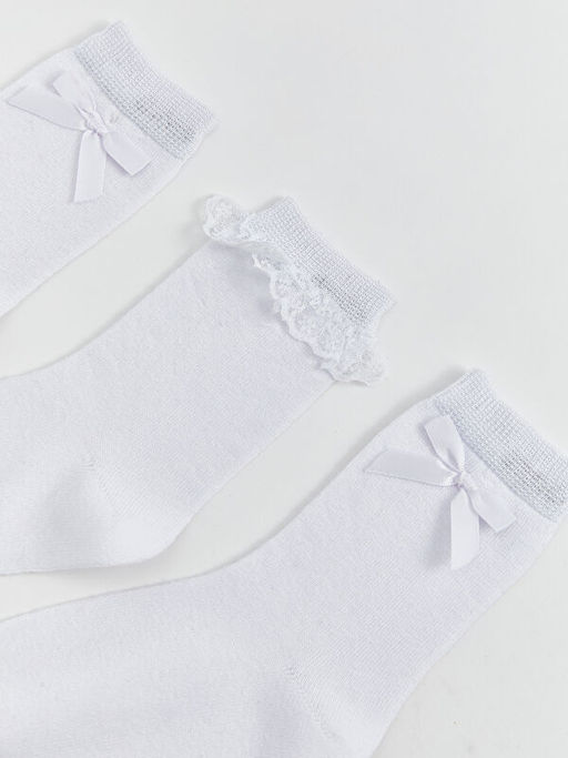 K?z ?ocuk Soket ?orap 3l?