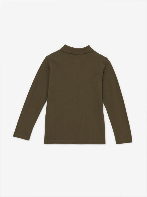 Polo Yaka Basic Uzun Kollu Erkek ?ocuk Ti??rt