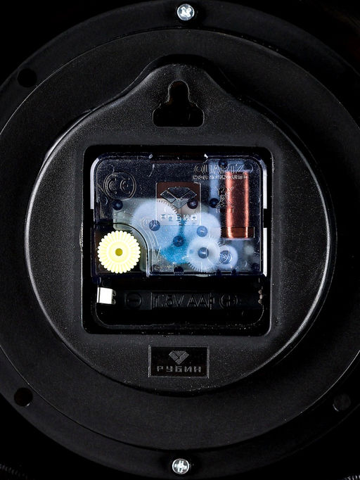 Часы настенные для кухни «Классика. Чайник», бесшумные, плавный ход, чёрные с золотом