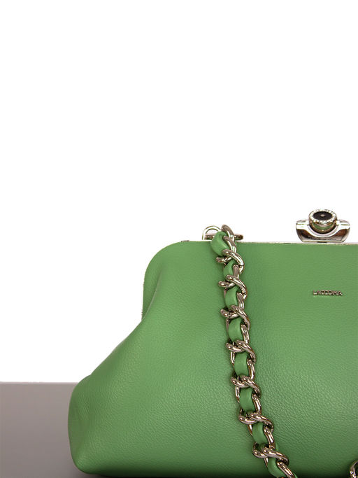 LACCOMA сумка Паола-Л815-спаржа эко кожа хлопок фото 4