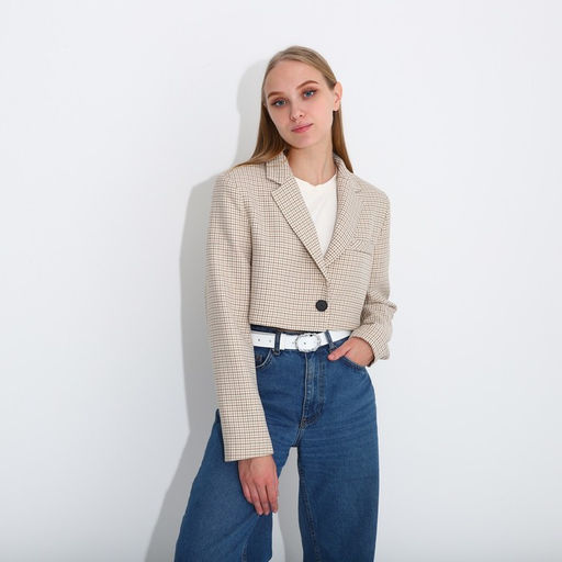 Ремень женский, ширина 3 см, винт, пряжка металл, цвет белый - Simaland фото 3