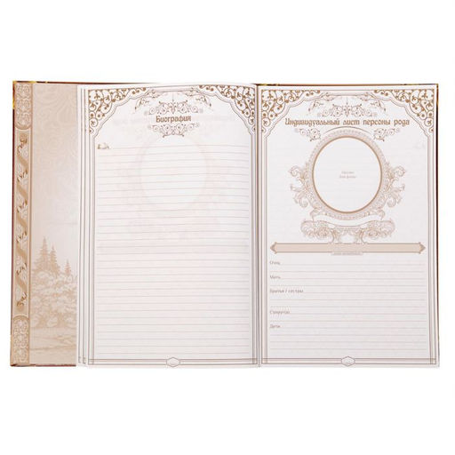 Родословная книга Дерево, 100 страниц, 22 х 31 см.