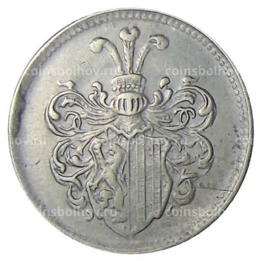 Монета 20 пфеннигов 1918 года Транспортный нотгельд  Лейпциг