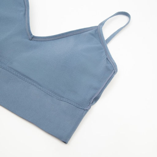 Комплект нижнего белья женский (топ, трусы) Collorista, синий, размер 42-44