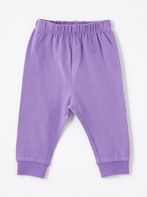 Beli Lastikli Basic K?z Bebek Pijama Alt