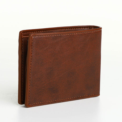 Портмоне мужское «Сайф», без застёжки, отдел для карт, монет, коричневое