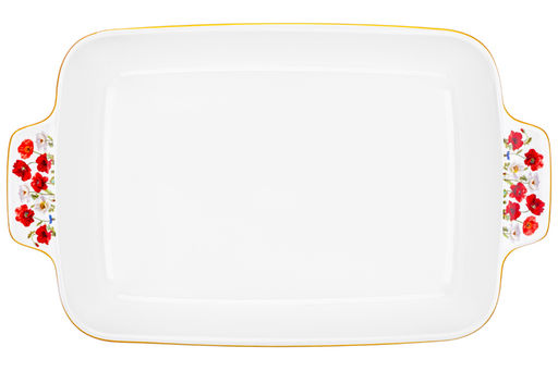 Шубница 1,7 л 32.5*19.5*5.5 cм Маки фарфор NEW BONE CHINA - Elan gallery фото 6