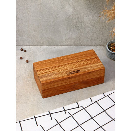 Подставка для специй деревянная Adelica, 4 секции, дуб