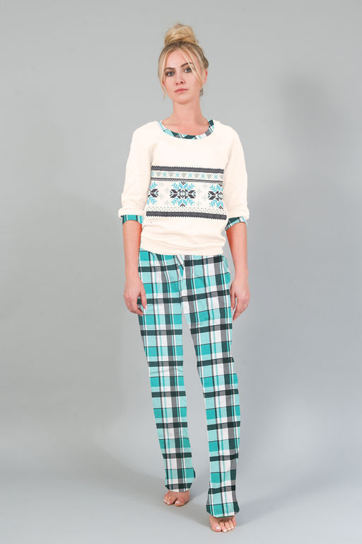 Женский домашний костюм с брюками 145