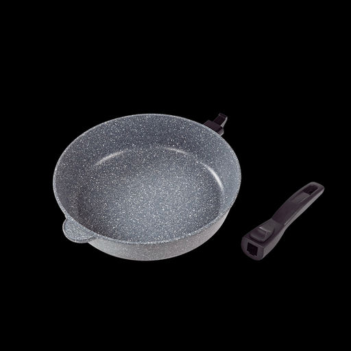 Сковорода 28 см, серая - Ярославна фото 4