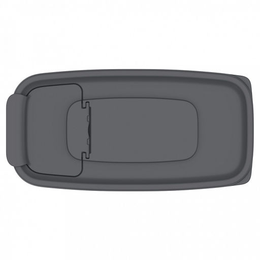 Контейнер для сыпучих продуктов 2,2л, 17х8,5х26,5см, полипропилен, графит (Россия) - Домашняя мода фото 6