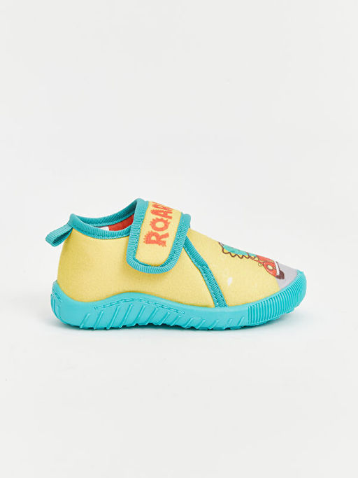 Bask?l? C?rt C?rtl? Erkek Bebek Panduf