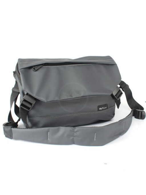 Сумка мужская текстиль HSH-1100-52, 1отд, плечевой ремень, серый SALE 259017