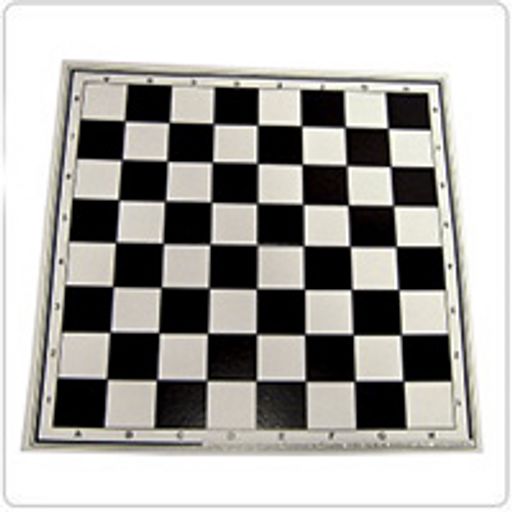 Цена за 5 шт. Шахматная доска картонная со сгибом +лак. (02-04)