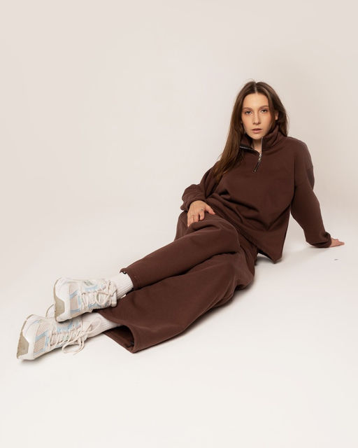 С НАЧЁСОМ костюм-трансформер с утяжками футер 3х нитка - Knitka wear фото 16