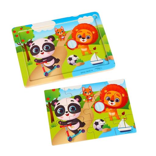 Пазл Весело играем, 15 х 11 см - Лесная мастерская фото 9