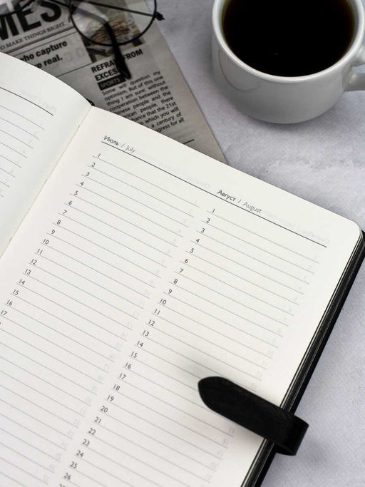 Ежедневник недатированный ESCALADA, А5+, 160 л., арт. 67184/ 10 САРИФ ЧЁРНЫЙ