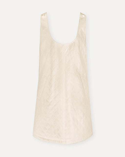 Стеганое платье из экокожи - Incity фото 9