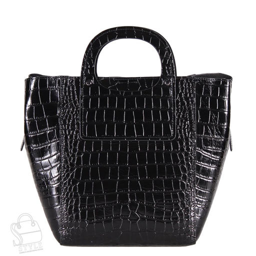 Сумка женская кожаная 9028G black S-Style в Новосибирске