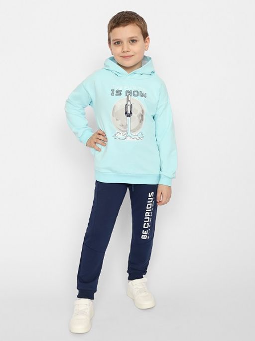 CRB wear/CSKB 63469-43-353 Толстовка для мальчика,голубой/Ex.Cherubino  фото 2