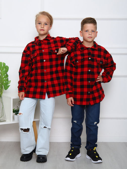 РБ013 Рубашка Мейн (красный) - Милаша фото 15