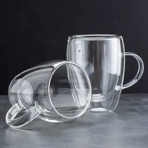 Кружка необжигающая, стекло 350 мл (уп 2 шт) - Fujian Province Guang Fu Tea фото 4