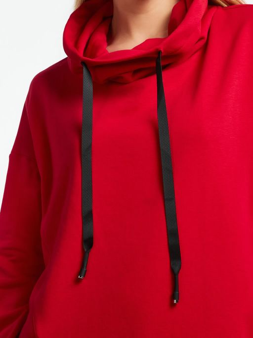 Платье футер 3-х ниточный петля без начёса М-4/18: Красный - Relay фото 5