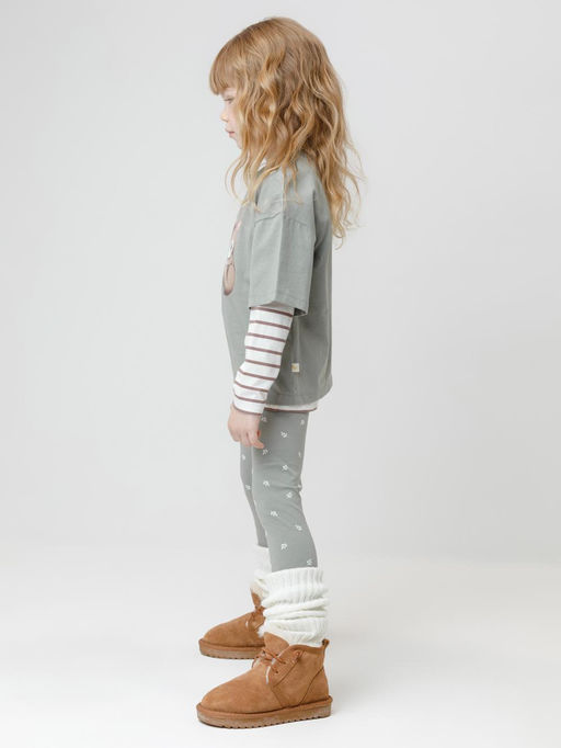 КР 4074/хаки 6206 Н070.1 к663 брюки (лосины) для дев