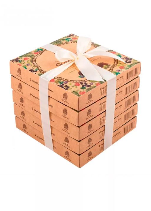 Мармеладные конфеты Ягодень ассорти, 200 г  малина, сосновая шишка, черника, чёрная смородина  5 коробок - Сибирский кедр фото 9