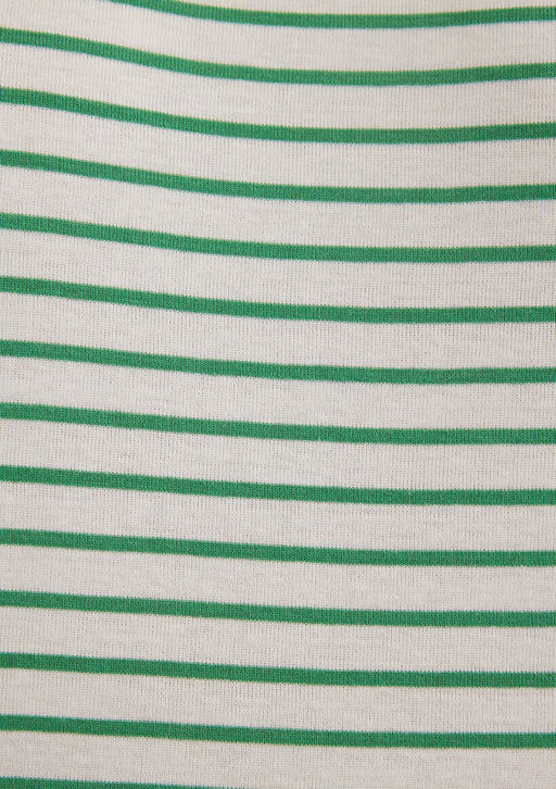 Mavi Logo Bask?l? Cizgili Yesil Tisort  фото 9