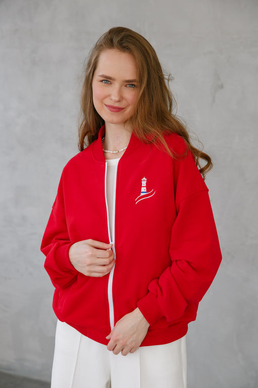 Бомбер женский Lighthouse Red + брюки женские Atlantic - Captain's mate фото 7
