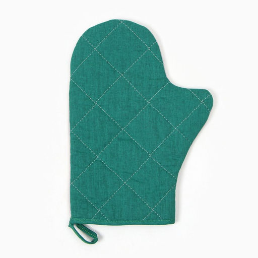 Варежка-прихватка Доляна Милый дом 20х28 см, 35% хл, 65% пэ, ватин 250 г/м2  фото 3