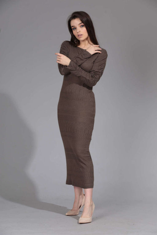 Платье AMORI 9624 шоколад  фото 2