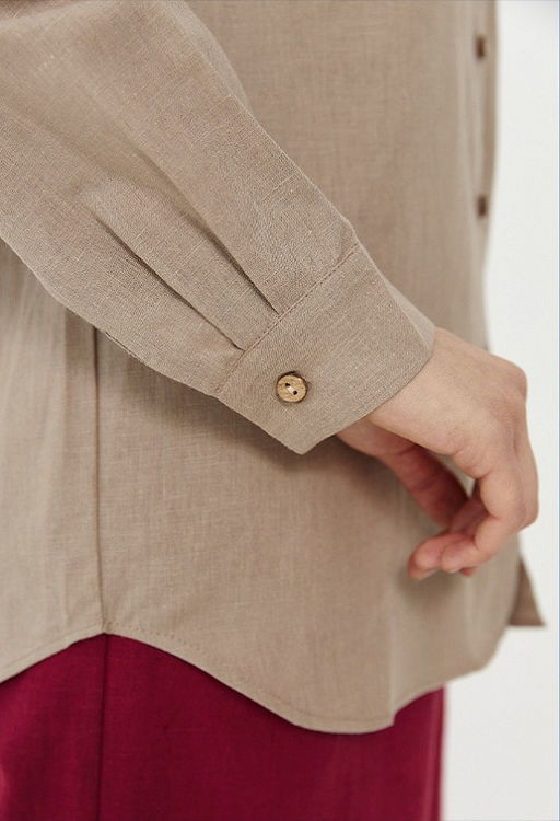 ВИДЕООБЗОР Рубашка Бонн  из 100% льна премиального качества - Vals фото 4