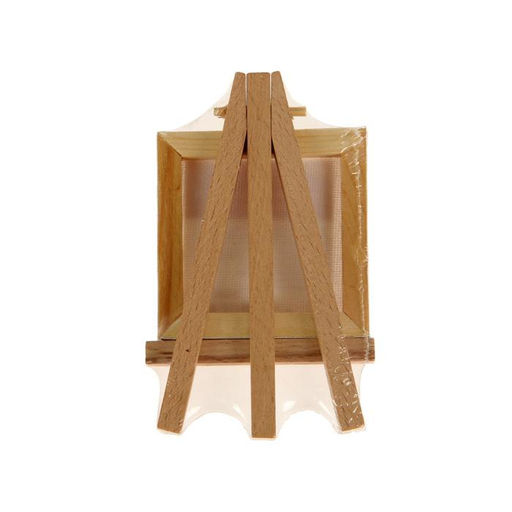 Набор художественный ЗХК «Сонет»: мольберт 12 см, холст 7×7 см