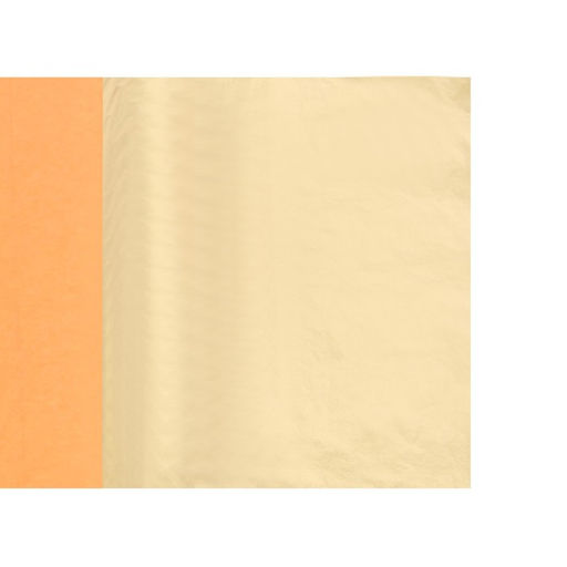 Поталь в книжке 14×14 см, 25 листов, золотая