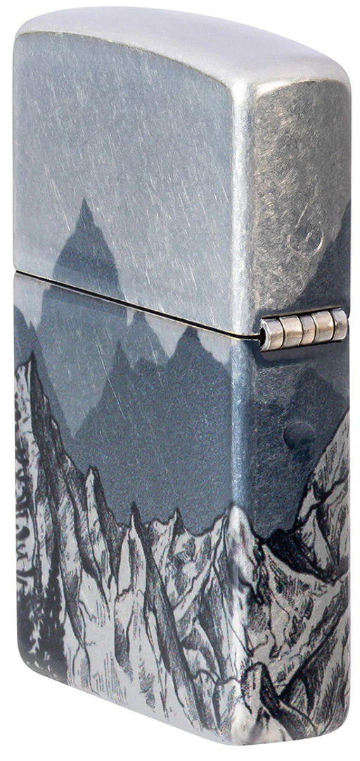 Зажигалка ZIPPO Набросок горы | Mountain Sketch 46280  фото 8