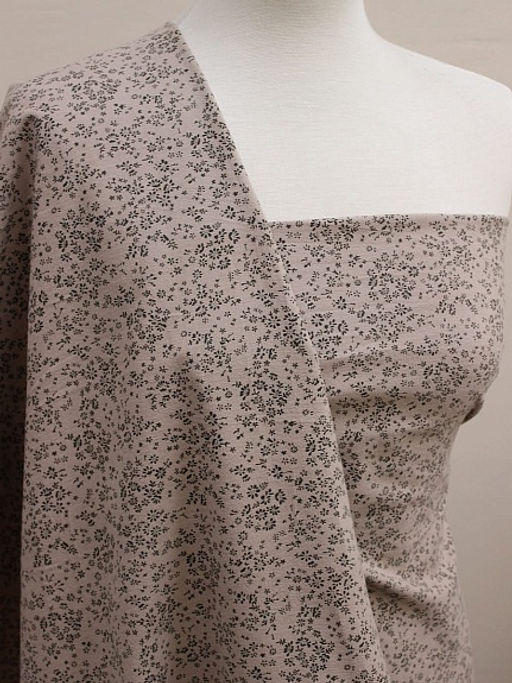 Теплый хлопок Надия цв.бежевый с розовым оттенком, ш.1.50м, хлопок-100%, 160гр/м.кв - Купава фото 2