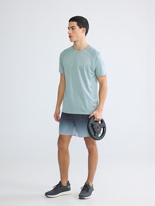 Bisiklet Yaka Erkek Spor Ti??rt