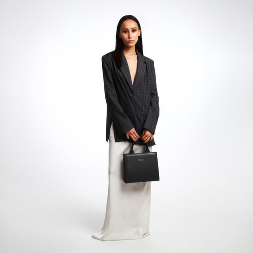 Сумка женская тоут TEXTURA на молнии, 22×11×22 см, серая