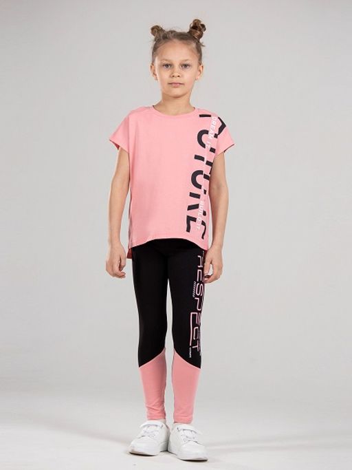 CRB wear/!CWJG 70235-27 Брюки модель легинсы для девочки,розовый/Ex.Cherubino  фото 2