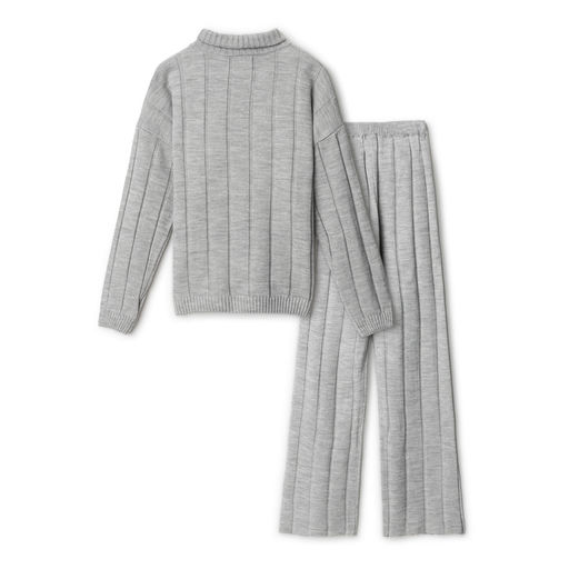 Костюм женский (джемпер, брюки) MINAKU: Knitwear Collection, размер 42-44, светло-серый