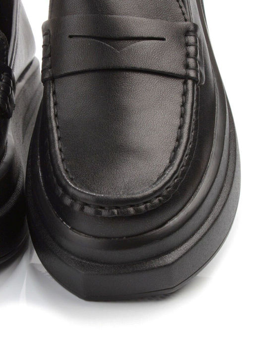 03-PDE31-2 BLACK Лоферы женские (натуральная кожа) - Фабричный китай фото 14