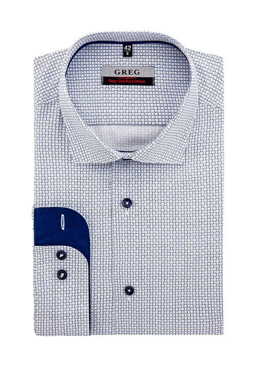 Сорочка мужская длинный рукав GREG 124/111/239/Z/1p  фото 2